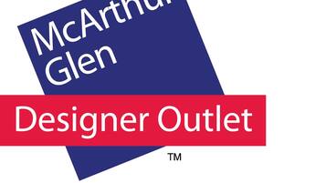 Un logo con il testo "McArthur Glen Designer Outlet" e "Noventa Di Piave".