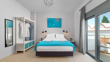 Apartment (Turquoise) | Egyptian cotton sheets, premium bedding, in-room safe, blackout drapes