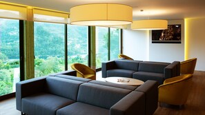 Sitteområde i lobbyen