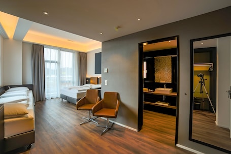 In-room safe, blackout drapes, soundproofing, iron/ironing board