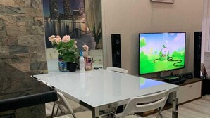 Apartment, 1 Queen Bed, Non Smoking | In-room dining - 2 bedroom with huge patio in Sunterra (Sharm El Sheikh)