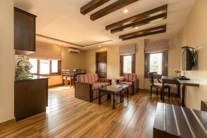 Superior Apartment, 1 Bedroom, Kitchenette, Garden View | Minibar, in-room safe, individually decorated, individually furnished - Himalayan Ghar (Kathmandu)