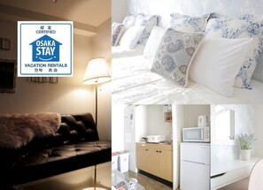 Apartment | Schreibtisch, kostenloses WLAN, Bettwäsche