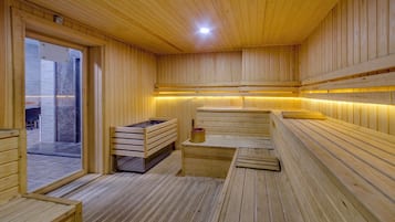 Sauna, steam room, Turkish bath