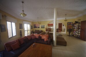 Sala de estar en el lobby