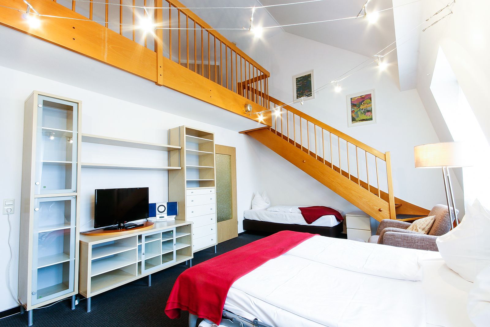 hypo-allergenic bedding, desk, soundproofing, iron/ironing board