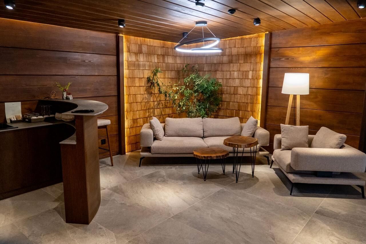 Grand chalet | Luxe beddengoed, een minibar, een kluis op de kamer