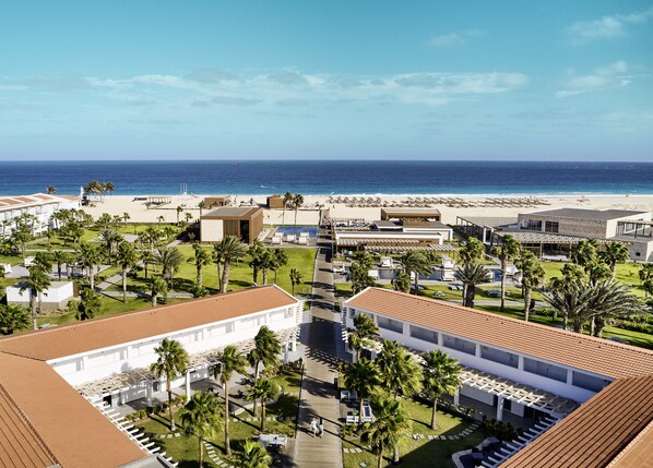 2 piscinas al aire libre, sombrillas, sillones reclinables de piscina