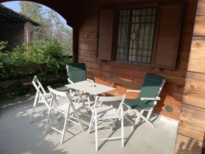 Chalet, 2 Bedrooms, Patio | Terrace/patio