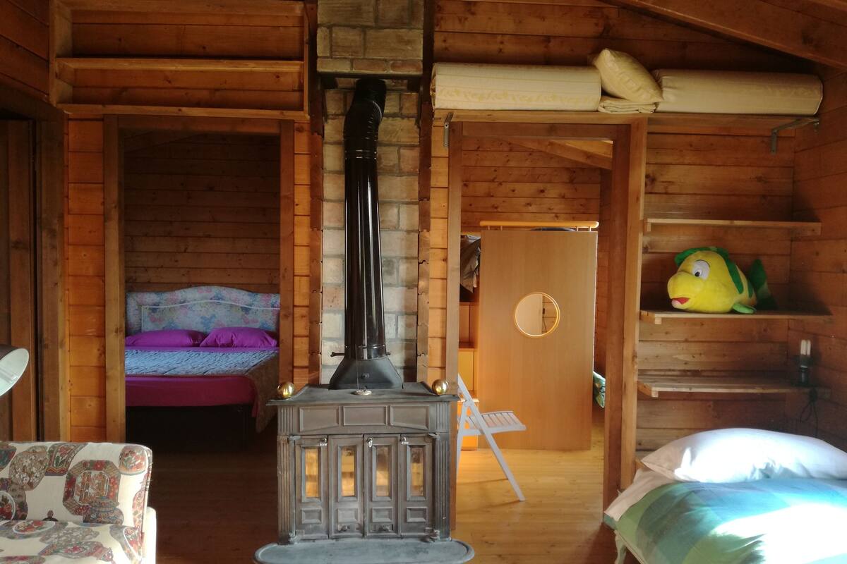 Chalet, 2 Bedrooms, Patio | Cots/infant beds, free WiFi