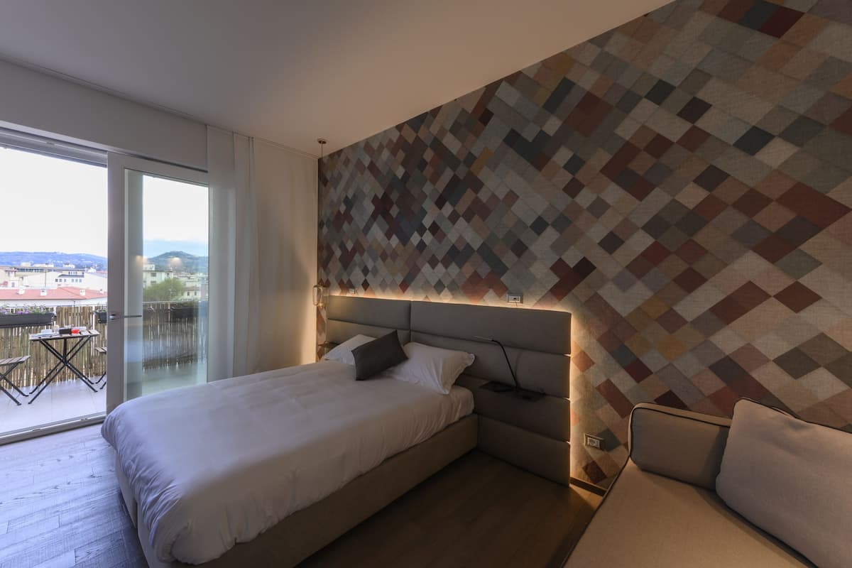 Camera Superior con letto matrimoniale o 2 letti singoli, vista città | Biancheria in cotone egiziano, biancheria da letto di alta qualità