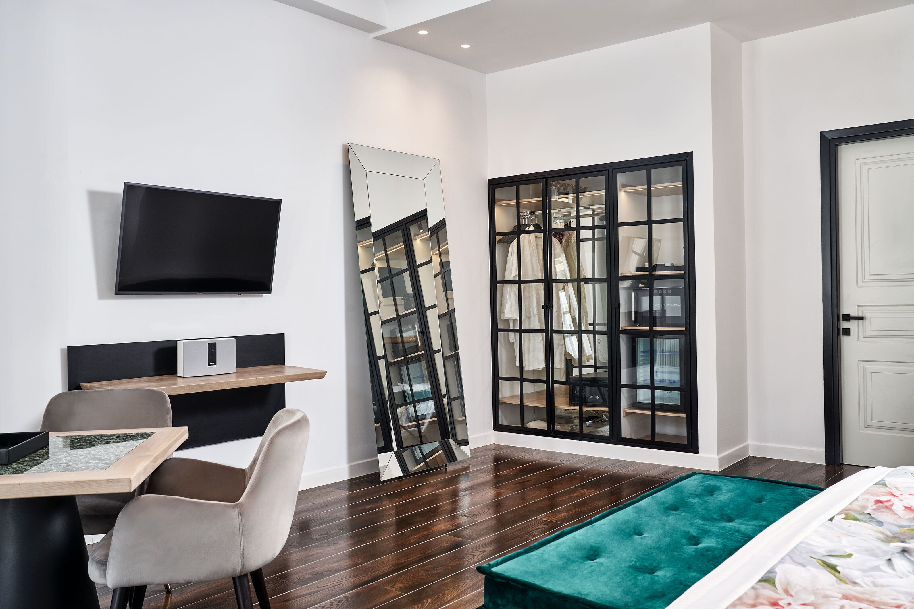 free minibar items, in-room safe, desk, blackout curtains