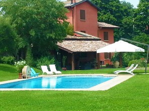 Seasonal outdoor pool