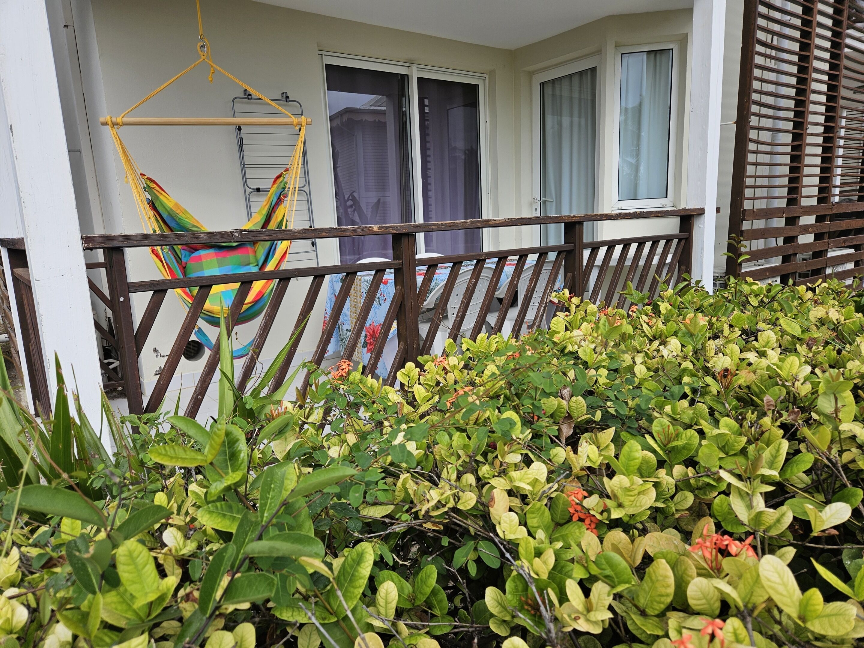 Romantic Apartment, Accessible, Ocean View (Marie-galante vu mer 2702) | Balcony view