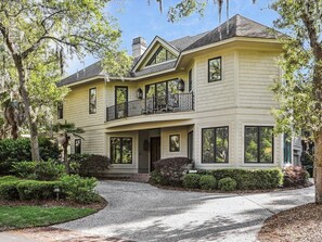 Exterior - 18 Sandhill Crane ~ Luxury 2nd Row Ocean Home in Sea Pines with Elevator! (Hilton Head Island)