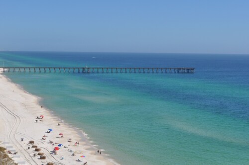 Tidewater 1BR 2bath Gulf Front Condo on 12th Floor-Walking distance to Pier Park