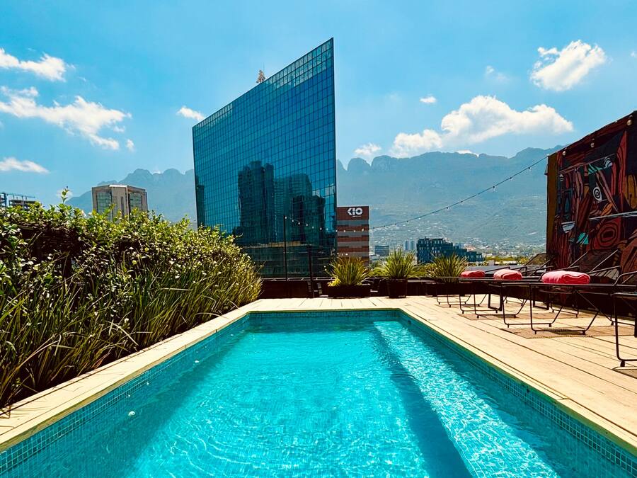 Outdoor pool, cabanas (surcharge), sun loungers