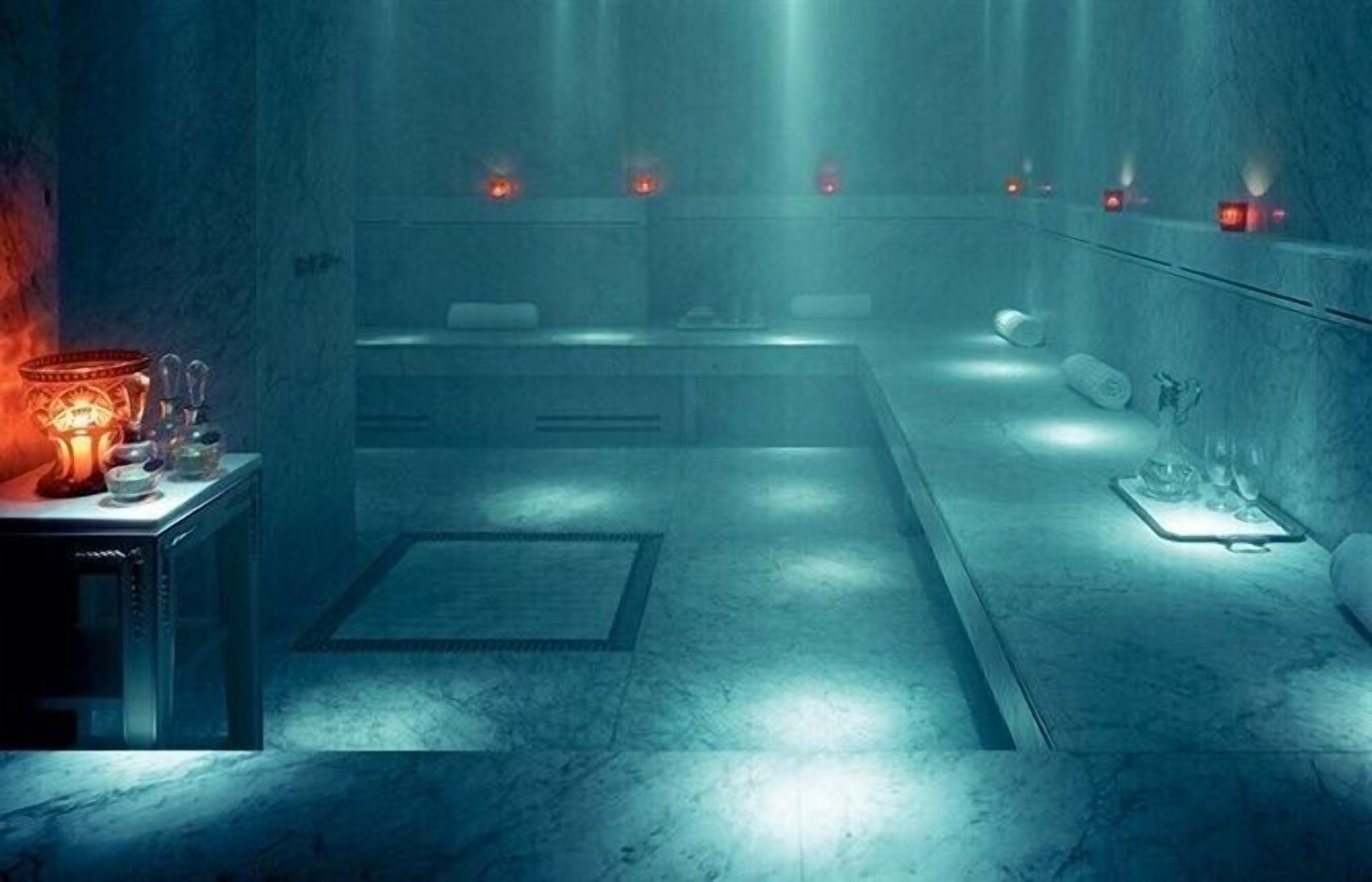 turkish bath/hammam, body treatments, hydrotherapy, aromatherapy