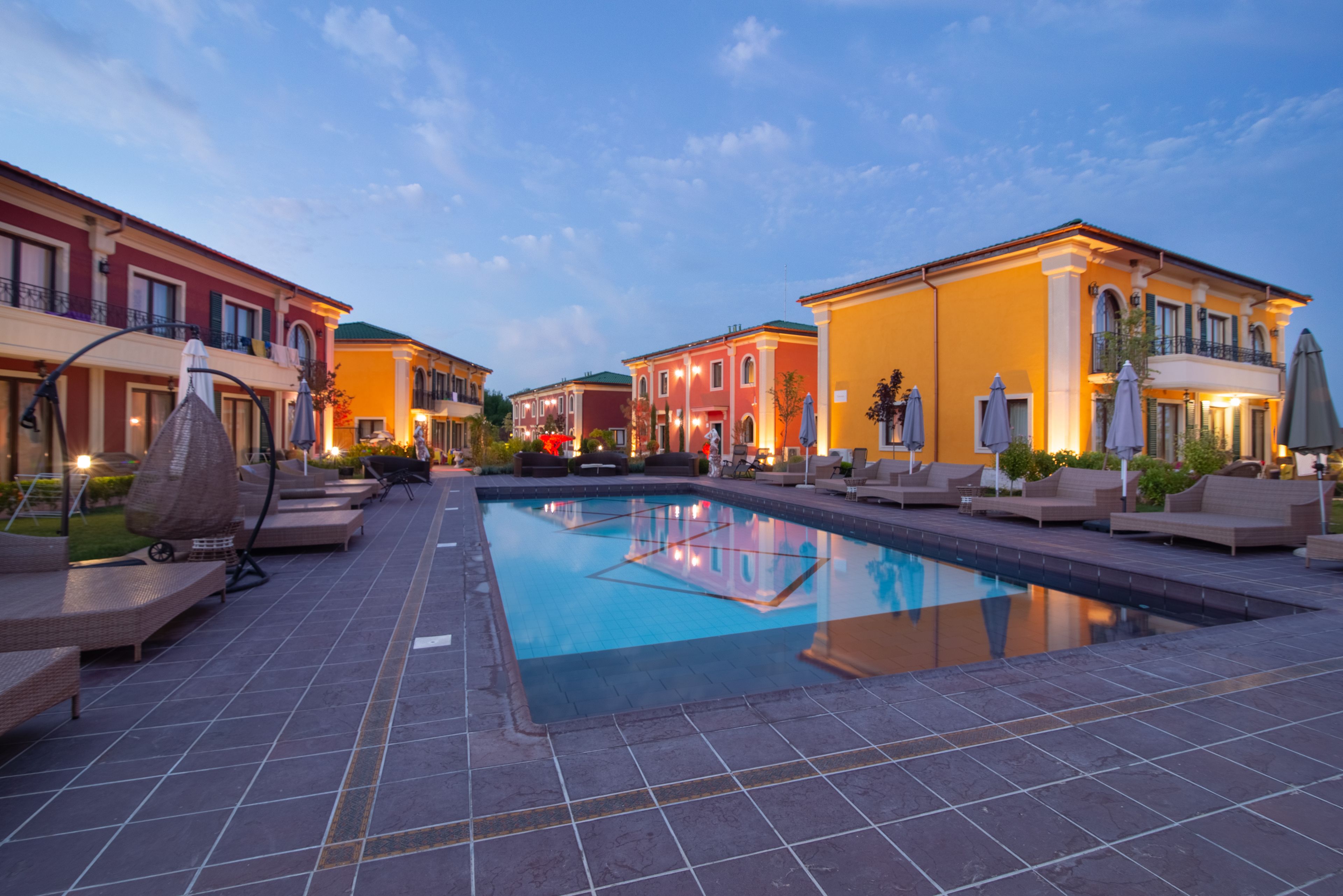 front of property – evening/night