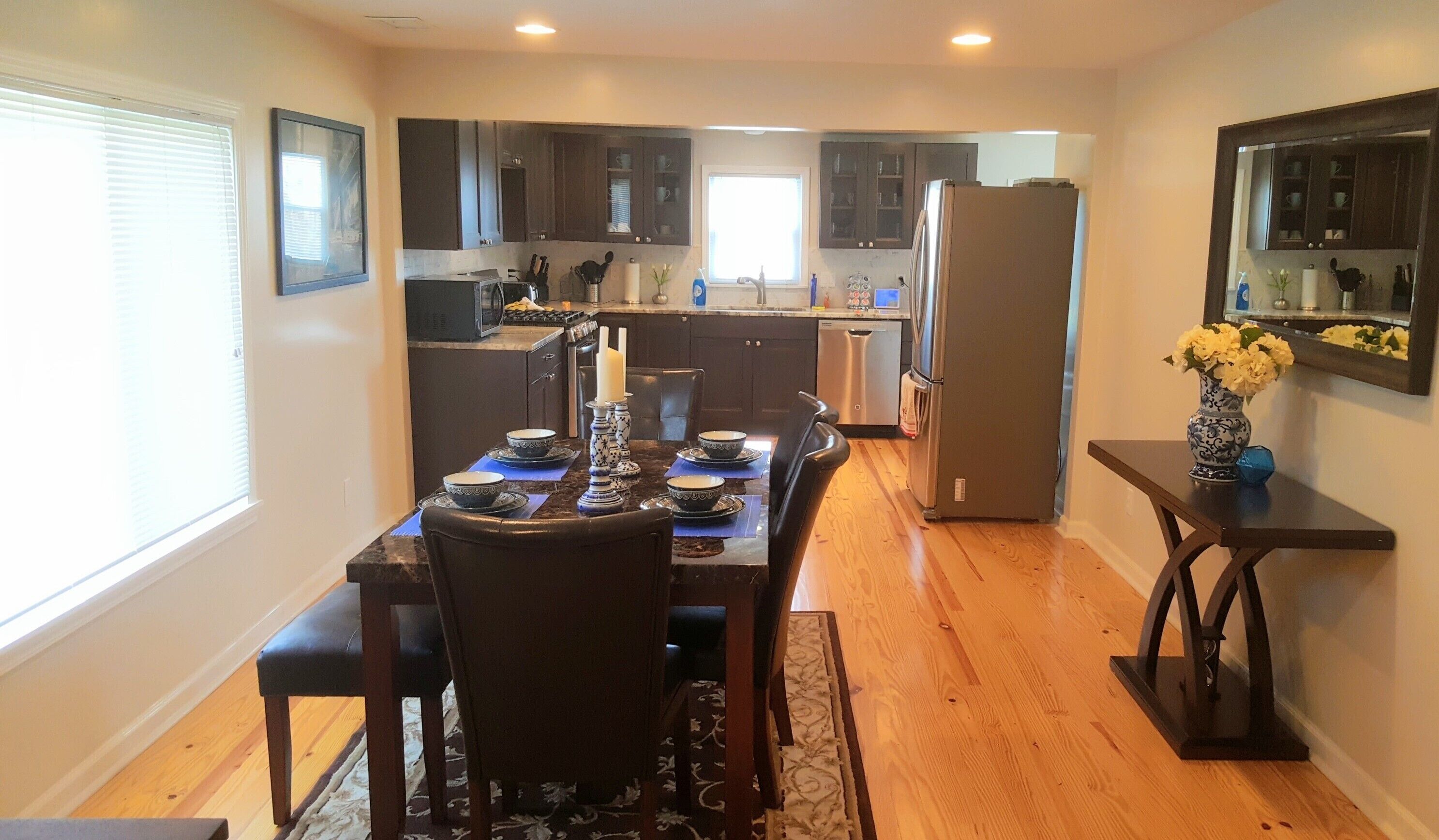 Beautiful renovated ranch on 1 acre, 2 miles from the stadiums.