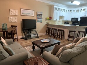 Televisión de pantalla plana y reproductor de DVD 