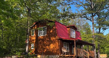 Cozy cabin with beautiful view of the meadow from porch-access to pond & meadow