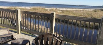 Une vue dégagée sur l'océan et le son .... Il reste encore quelques semaines pour l'été 19 '