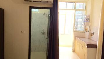 Shower, toilet paper