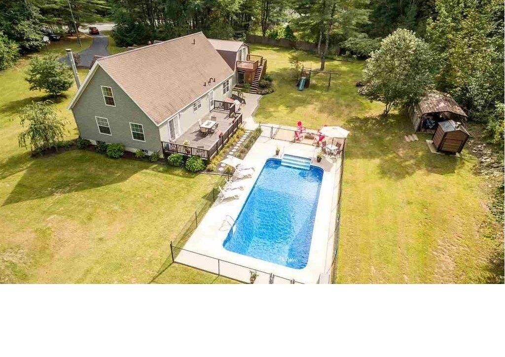 Una piscina riscaldata