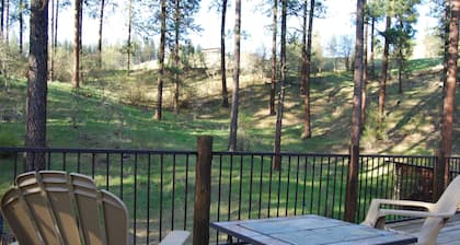 Peaceful, Private Cabin overlooking the Clearwater River. Dbl occ rates