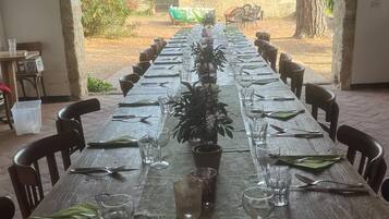 Area per ricevimenti all'aperto