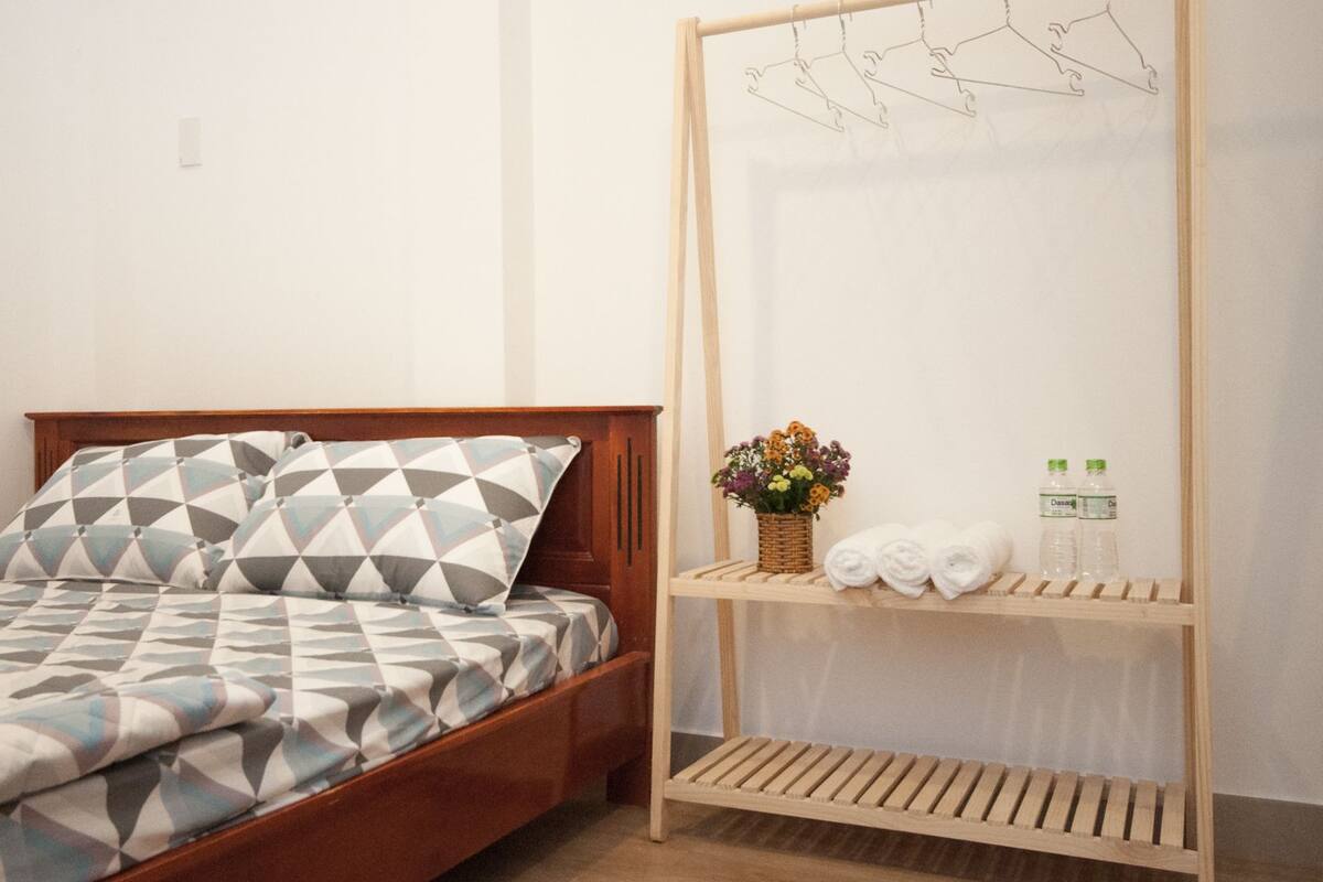 Kamar Double Basic, tanpa jendela | Wi-Fi gratis dan seprai linen