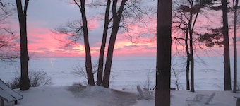 Lake Michigan 1945 Blockhaus Cottage Home