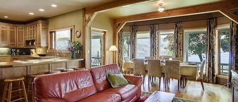 TV, DVD player, ping pong, books