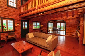 Smart TV, fireplace, DVD player, table football