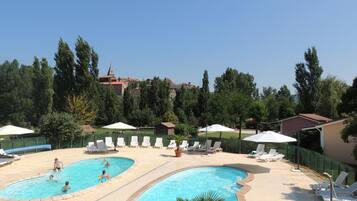 من حمّامات السباحة المغطاة، حمّام سباحة خارجي موسمي