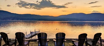 Lake Champlain camp in the Adirondacks