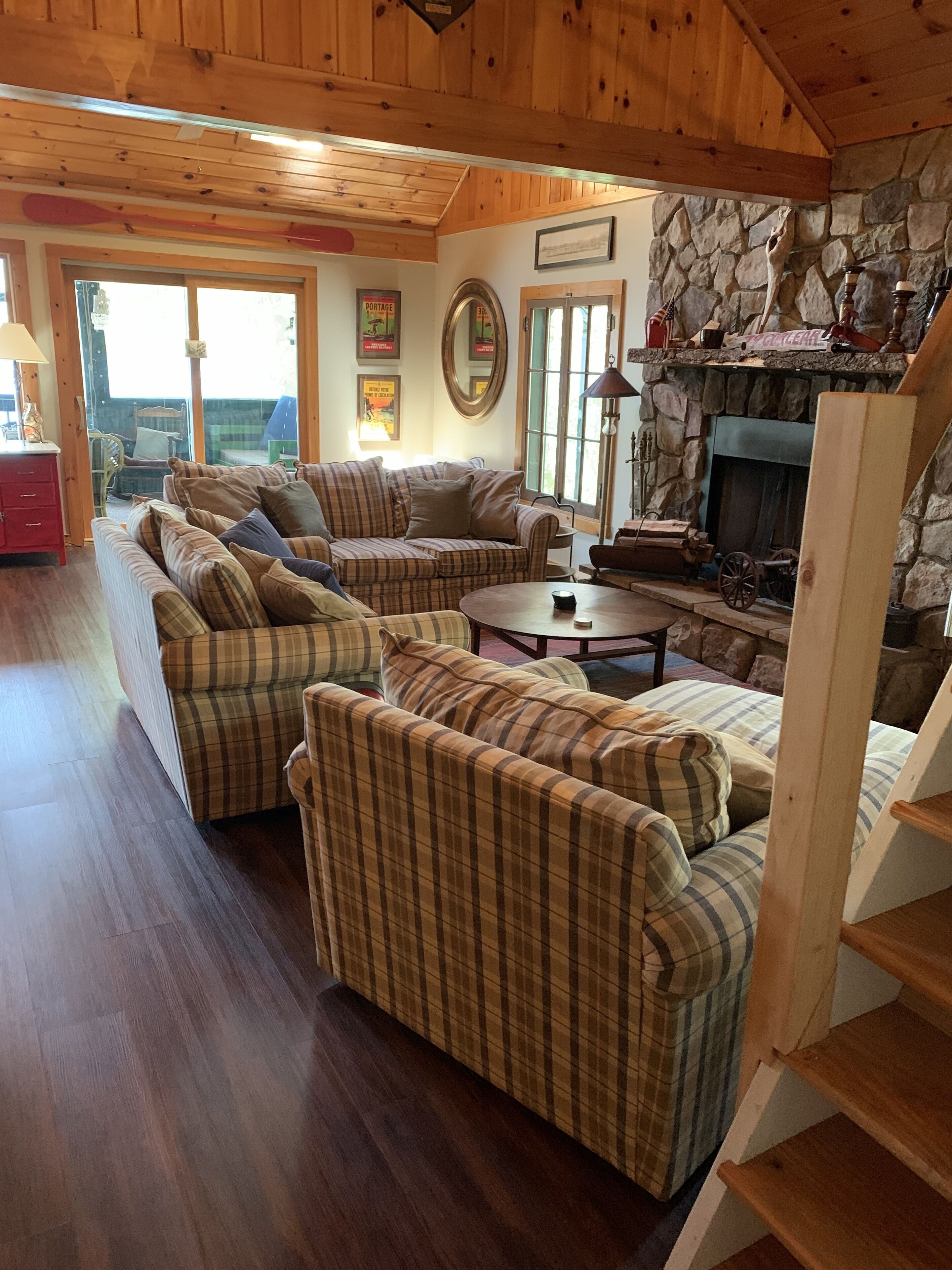 Lake Champlain camp in the Adirondacks