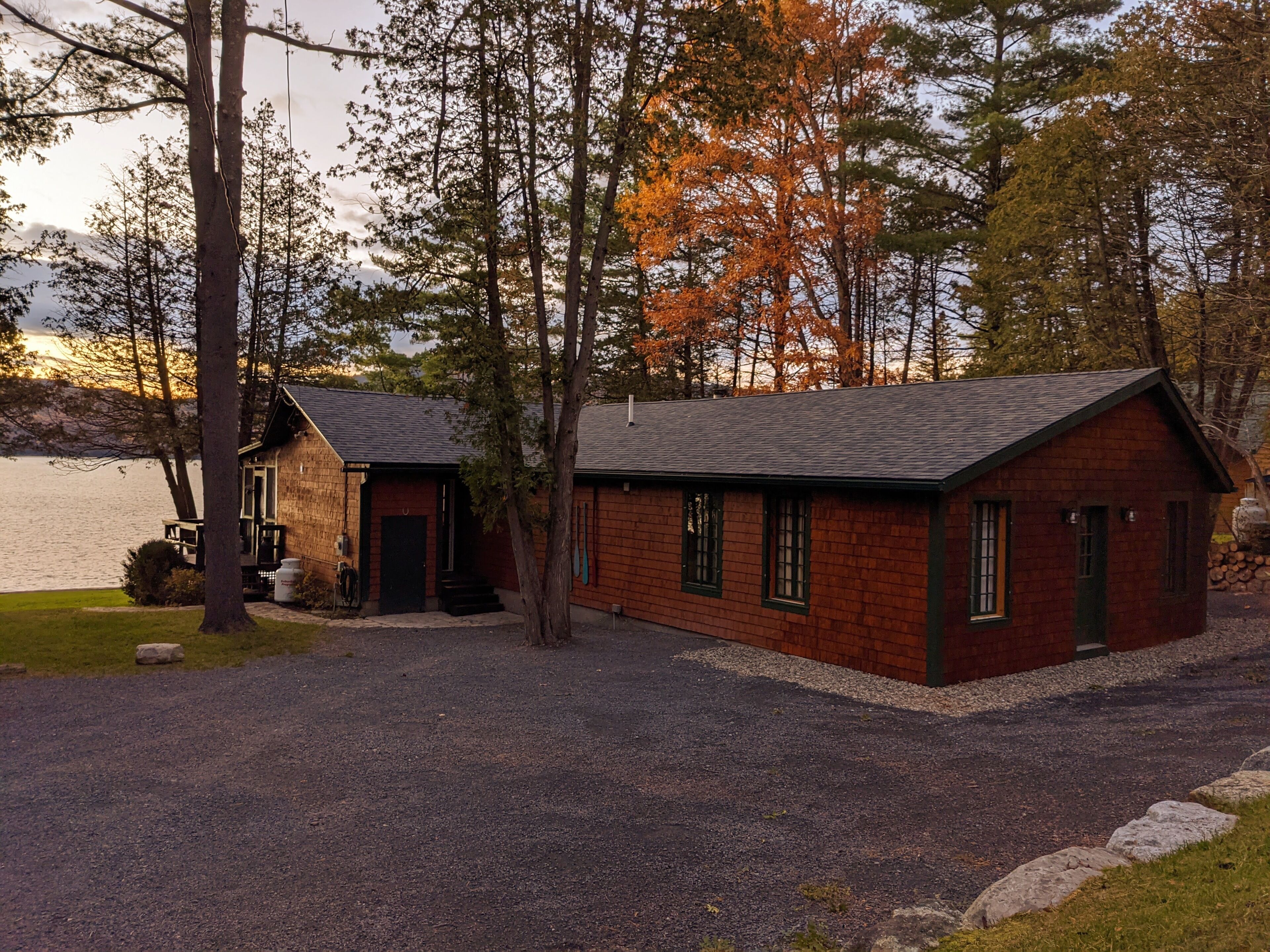 Lake Champlain camp in the Adirondacks