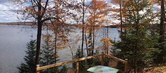 4 vuodenajan Nelson Lake -mökki, vain 5 mailin pÀÀssÀ kaupungista, WIFI, kaapeli, AC, koirat tervetulleita