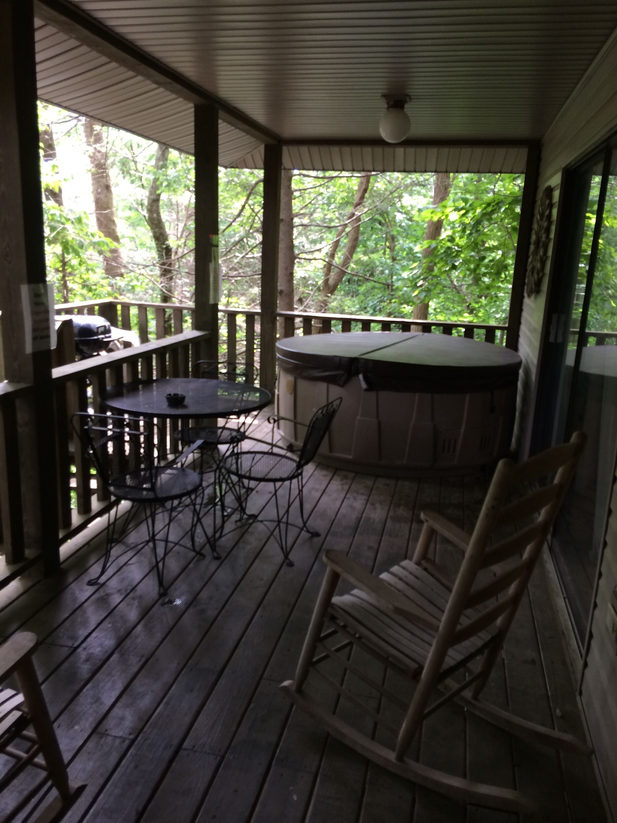 Cherokee Cabin Last Cabin up the Mountain Hot Tub on deck