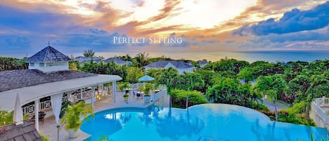 Indoor pool, outdoor pool