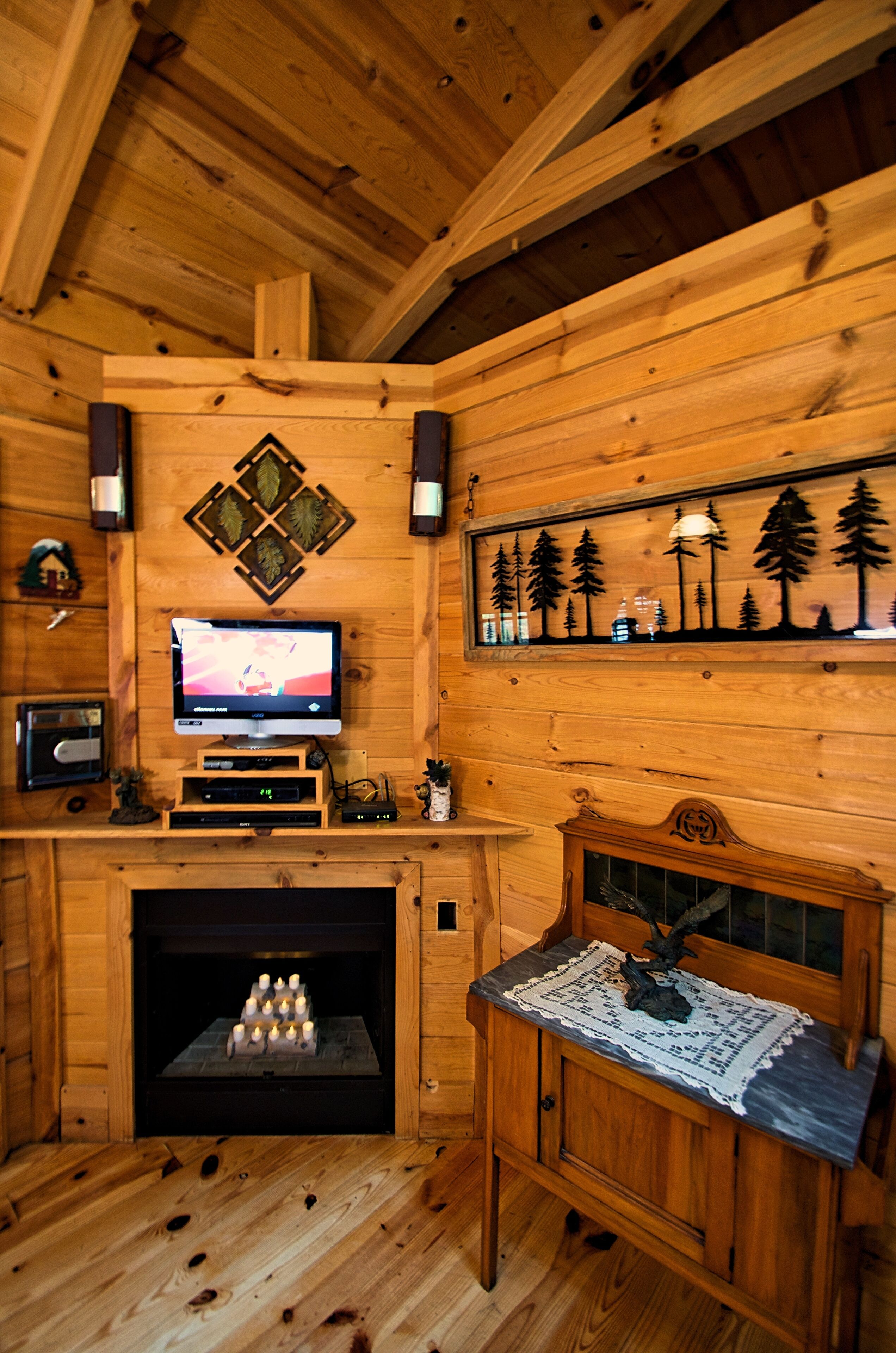 The Seedling - Log Cabin in the Woods