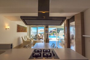 Villa, 4 Bedrooms, Private Pool | Living area | Flat-screen TV - Villa Kızıltas 2 (Kas)