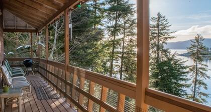 Home away from home in scenic coastal Alaskan rainforest