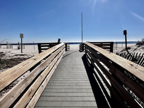 On the beach