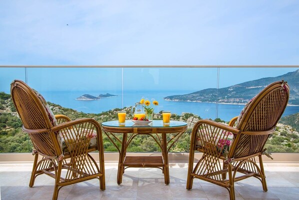 Villa, 3 Bedrooms, Private Pool | Balcony view