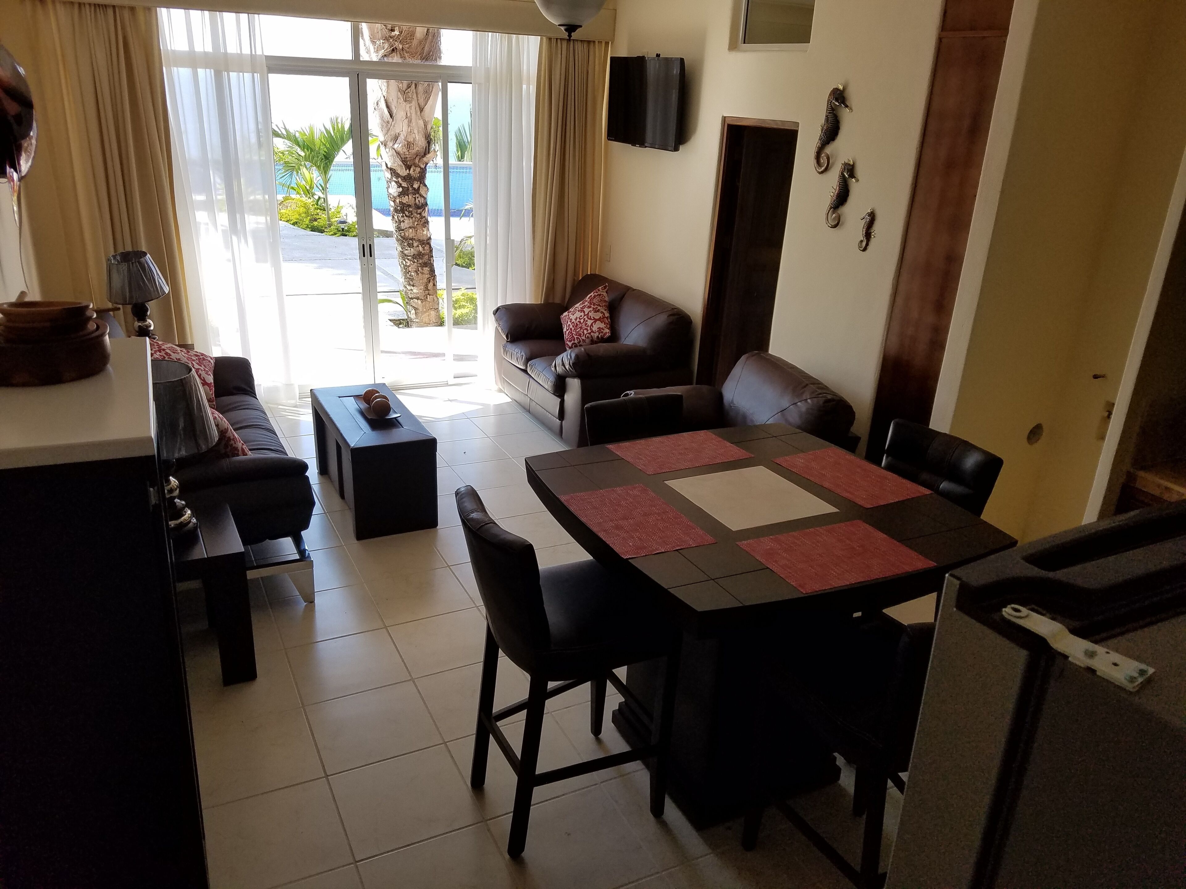 1-Bedroom Ocean View Condo 104. Stays of 1 month or more,  get discounted rates!