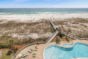 Indoor pool, a heated pool - Spanish Key 504, next to Flora-Bama, beachfront (Pensacola)