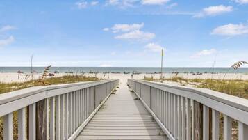 Aan het strand